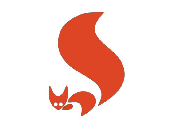 Rotes Waldbrand-Eichhörnchen