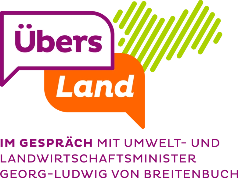 Logo zur ÜbersLand-Tour des Staatsministers Georg-Ludwig von Breitenbuch